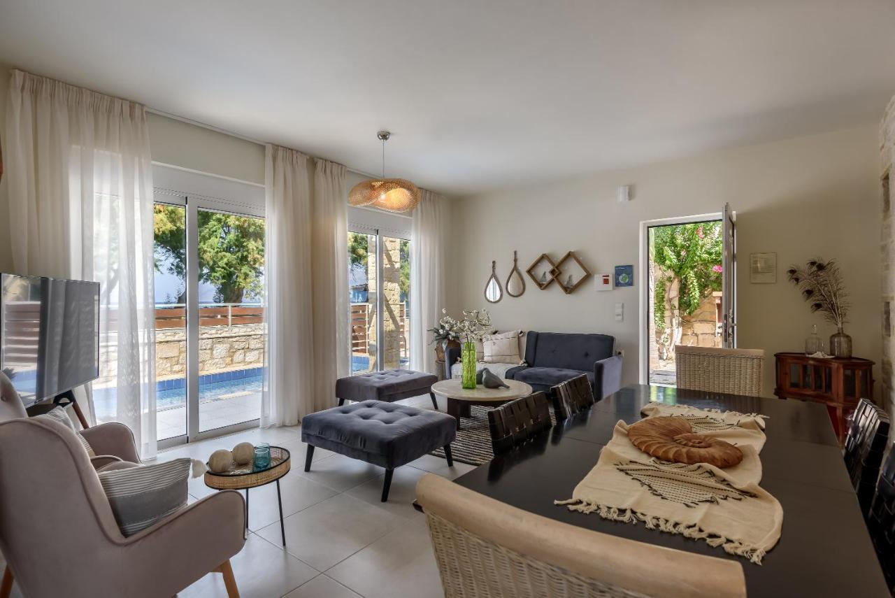 Azure Beach Villas Kíssamos Eksteriør billede